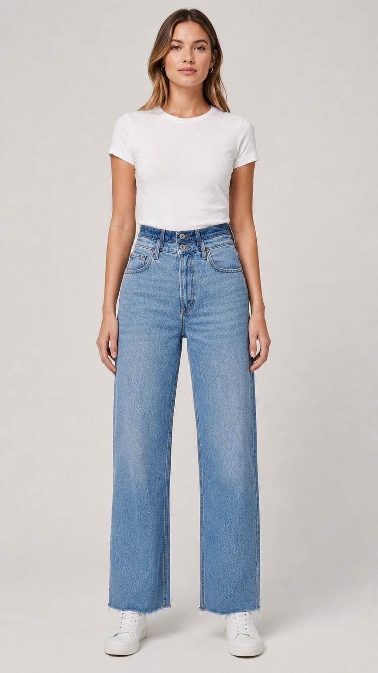 Abercrombie High Rise 90s Relaxed Denim Jeans Womens Size 10 Long New